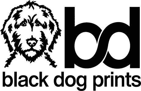 Black Dog Prints logo