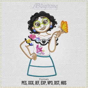 Mirabel Encanto Embroidery Design