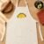 Happy Taco Applique embroidery design stitched on a kitchen apron