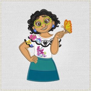 Mirabel Encanto Embroidery Design