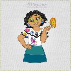 Mirabel Encanto Embroidery Design