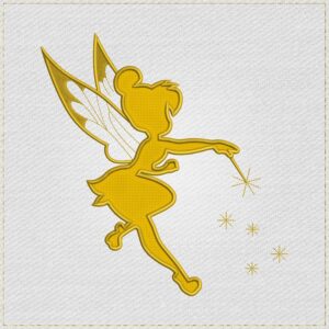 Tinkerbell Fairy Embroidery Design