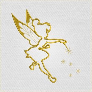 Tinkerbell Fairy Embroidery Design