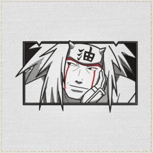 Jiraiya Anime Embroidery Design