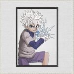 Diseño de bordado de anime de Killua Zoldyck