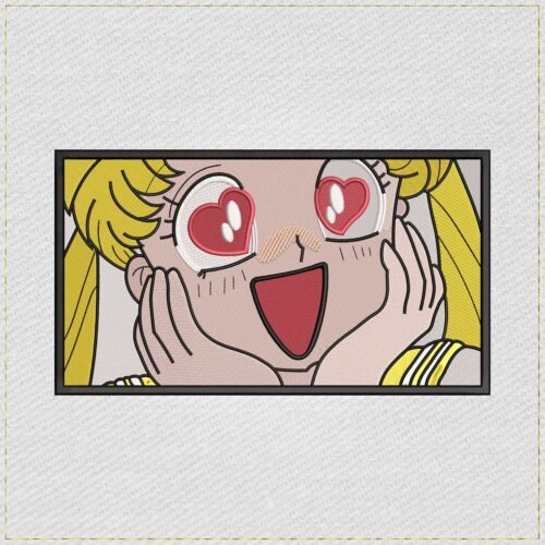 Sailor Moon embroidery design