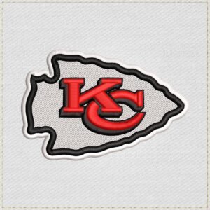 Diseño de bordado de los Kansas City Chiefs