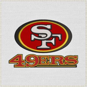 Diseño de bordado de los San Francisco 49ers