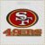 San Francisco 49ers embroidery design