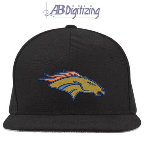 Denver Broncos Embroidery Design on Hat