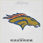 Denver Broncos Embroidery Design