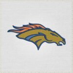 Denver Broncos Embroidery Design