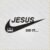 Diseño de bordado de "Jesus Did It" con Swoosh