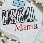 Customer photo, Baseball Word Embroidery Design