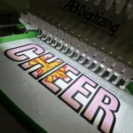 CHEER Word Embroidery Design stitch out