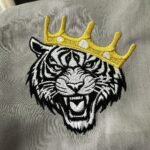 Customer photo, Tiger King Embroidery Design