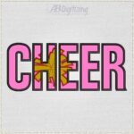 CHEER Word Embroidery Design