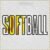 Softball Word embroidery design
