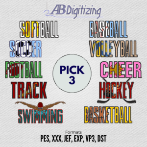 Sports Words Bundle: Create Your Pack of 3