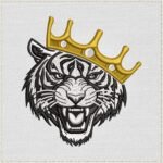 Diseño de bordado Tiger King