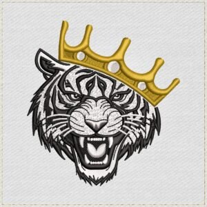 Diseño de bordado Tiger King