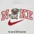 Pug Dog Swoosh Embroidery Design