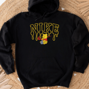 Winnie Eating Honey Embroidery Design shirt mockup