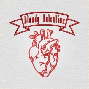Diseño de bordado de Bloody Valentine