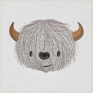 Hairy Yeti Embroidery Design
