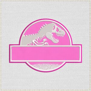 Diseño de bordado del logo de Jurassic World - 02