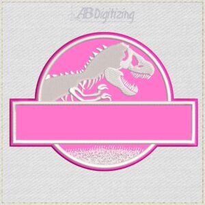 Diseño de bordado del logo de Jurassic World - 02