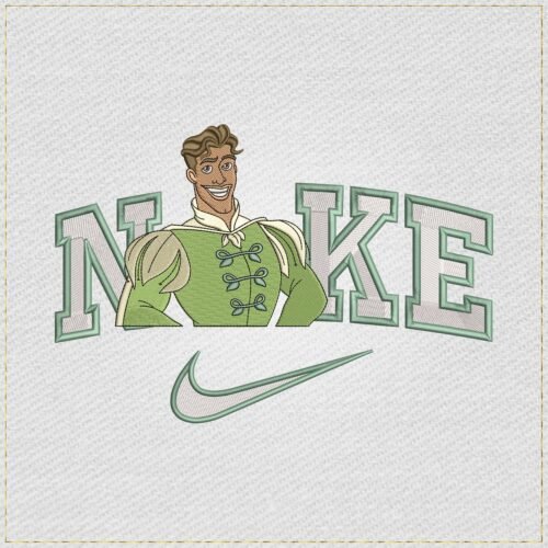 Diseño de bordado de Prince Naveem con Swoosh