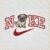 Pug Dog Swoosh embroidery design