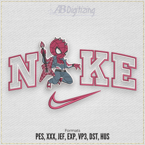 Little Spiderm4n Swoosh Embroidery Design