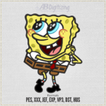 Spong3Bob Embroidery Design