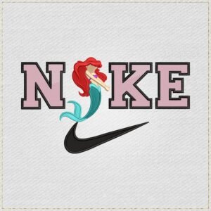 Diseño de bordado de Swoosh con Ariel