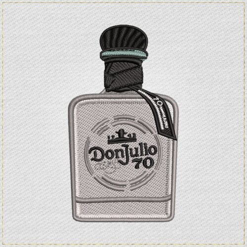 Don Julio 70 Bottle embroidery design