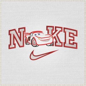 Diseño de bordado de Swoosh con R4yo McQueen Cars