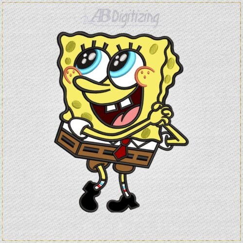 Diseño de bordado de Spong3Bob