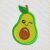 Diseño de bordado de lindo aguacate