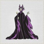 Diseño de bordado de Maleficent