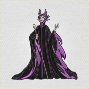 Diseño de bordado de Maleficent