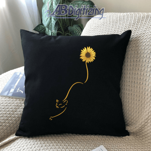 Sunflower Machine Embroidery Design