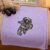 Cosmonaut in Space embroidery design stitched on a throw blanket