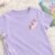 Cute Unicorn Sketch embroidery design stitched as a left-chest logo on a kids t-shirt