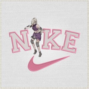 Ino Anime Swoosh Embroidery Design