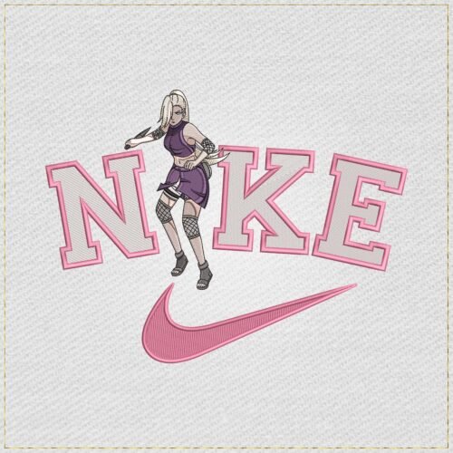 Ino Anime Swoosh embroidery design
