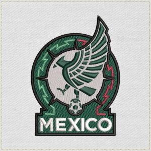 Diseño de bordado de la selección nacional de fútbol de México