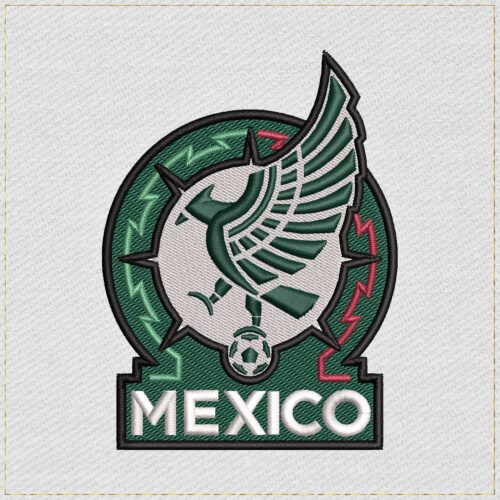 Diseño de bordado de la Selección Nacional de Fútbol de México