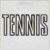 Diseño de bordado de palabra TENNIS y pelota en aplique, foto 2